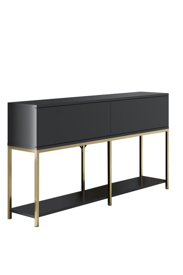 Console Lord - antrasitt, gull