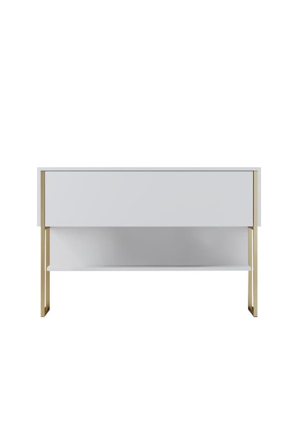 Dresser Luxe - kultaa, valkoinen