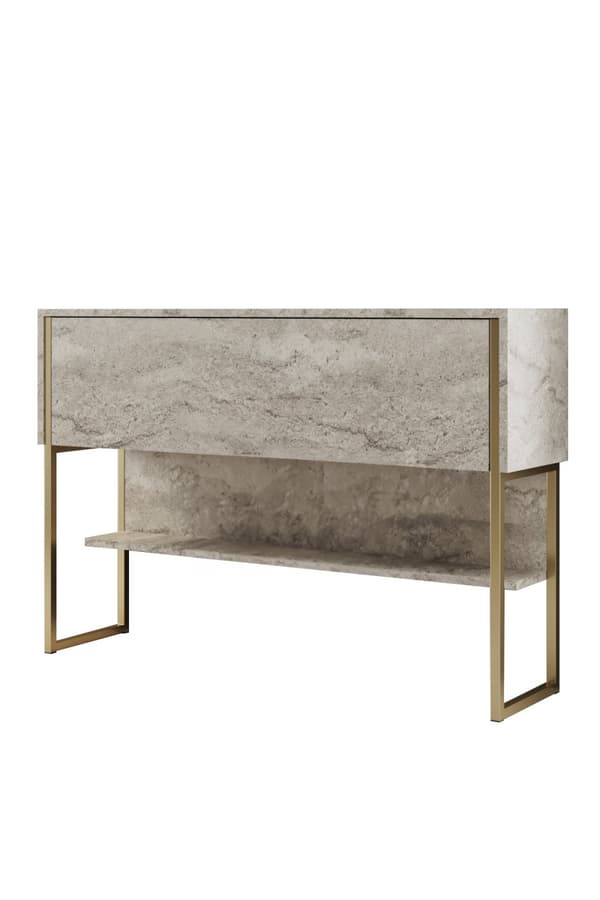 Dresser Luxe - travertiini, kulta