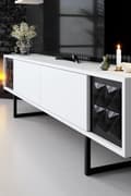 Miniatyrbilde 4 av 9: TV-enhet Black Line - Hvit, Svart
