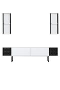 Miniatyrbilde 7 av 9: TV-enhet Black Line - Hvit, Svart