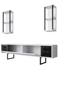 Miniatyrbilde 8 av 9: TV-enhet Black Line - Hvit, Svart