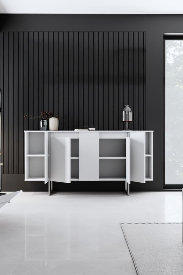 Console Luxe - valkoinen, hopea