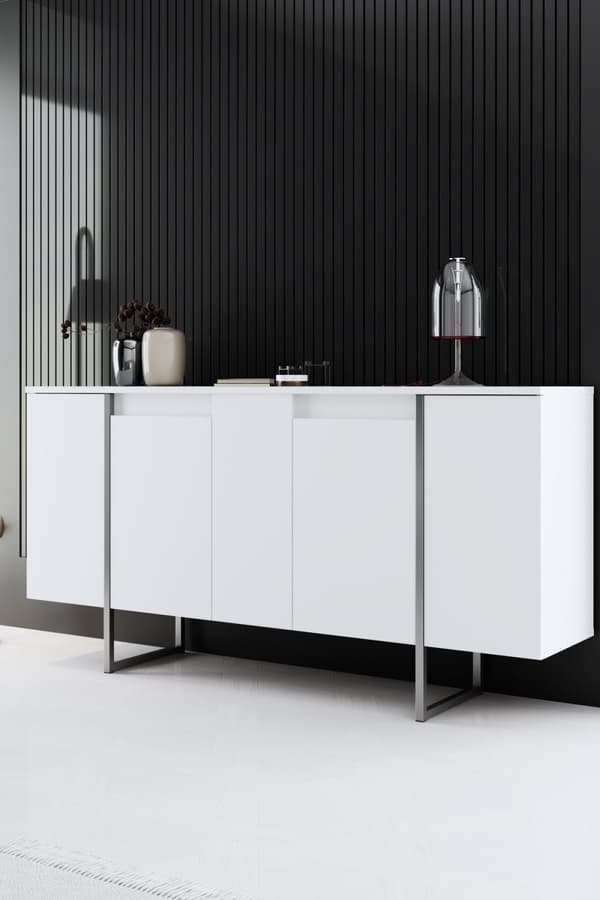 Console Luxe - valkoinen, hopea