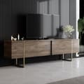 Miniatyrbillede 5 af 9: Stue Møbelsæt Luxe Sæt - Valnød, Guld