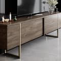 Miniatyrbillede 6 af 9: Stue Møbelsæt Luxe Sæt - Valnød, Guld