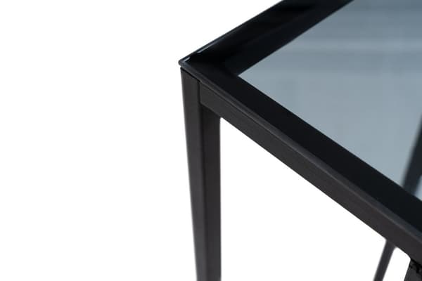 Sidobord Alaska C - rökt glas