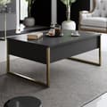 Miniatyrbillede 4 af 9: Stue Møbelsæt Luxe Sæt - Antracit, Guld