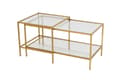 Miniatyrbillede 4 af 9: Sofabordssæt Sevay - Guld