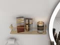 Miniatyrbilde 6 av 8: Vegghylle Banyo Makyaj Rafı, Baharatlık - Gull
