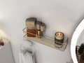 Miniatyrbilde 1 av 8: Vegghylle Banyo Makyaj Rafı, Baharatlık - Gull