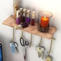 Miniatyrbilde 2 av 9: Vegghylle Dekoratif Duvar Rafı ve Askılık