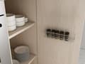 Miniatyrbild 4 av 8: Vägghylla Banyo Makyaj Rafı, Baharatlık - Krom