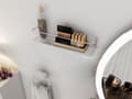 Miniatyrbild 1 av 8: Vägghylla Banyo Makyaj Rafı, Baharatlık - Krom
