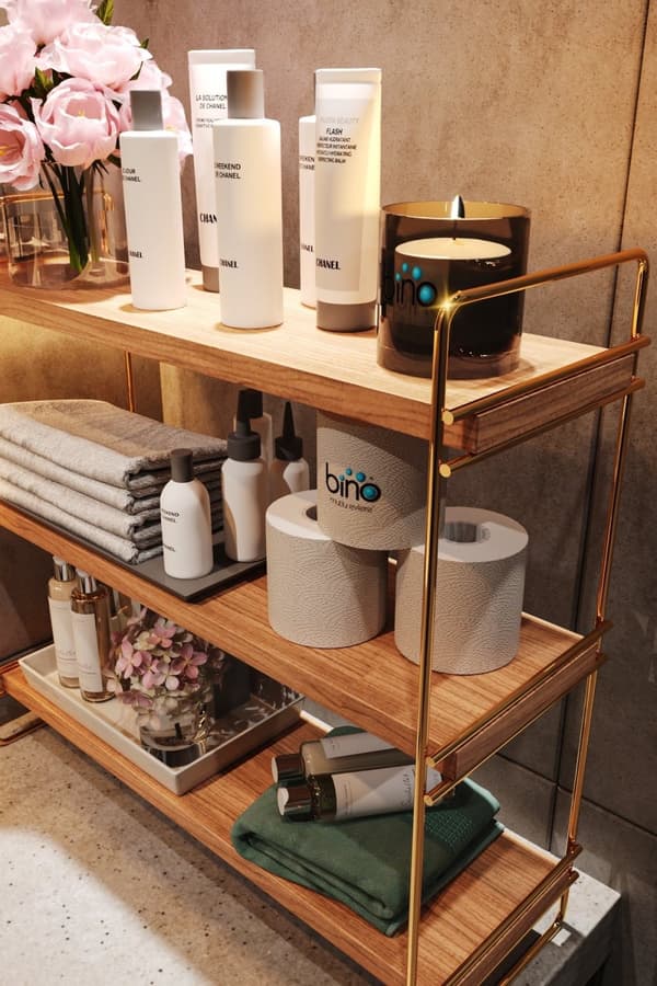 Vägghylla Masa Üstü 3 Katlı Organizer, Servis Rafı