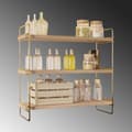 Miniatyrbild 8 av 9: Vägghylla Masa Üstü 3 Katlı Organizer, Servis Rafı