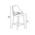 Miniatyrbilde 4 av 4: Barkrakksett (2 stk) Enox - Cream, Black