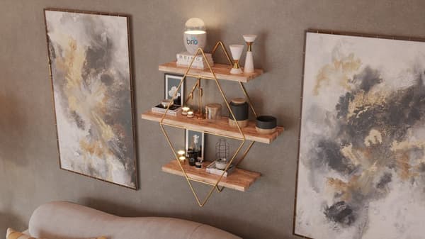 Vegghylle Prizma Raf, Büyük Boy Salon Tipi