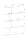 Miniatyrbilde 4 av 4: Bokhylle Harmon - Eik