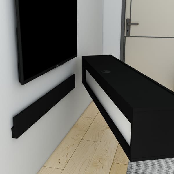 TV-stativ Denby - Svart