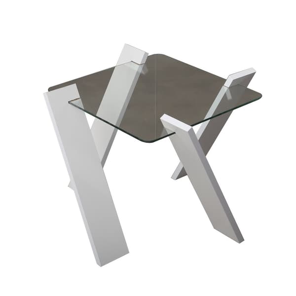 Sofabord Roman Mini - Skinnende Hvid