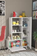 Miniatyrbillede 2 af 5: Multifunktionsskab Agostina - Hvid