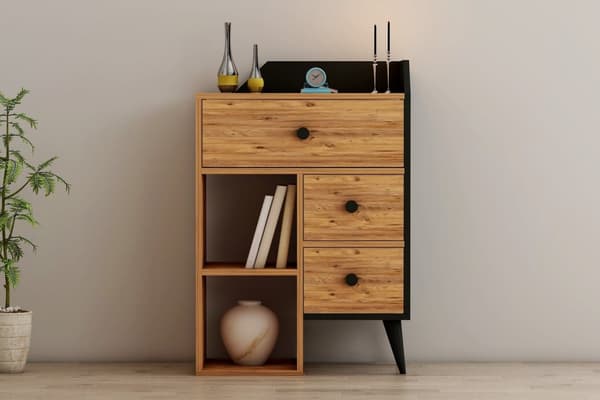 Dresser Star - Atlantic Pine, Black