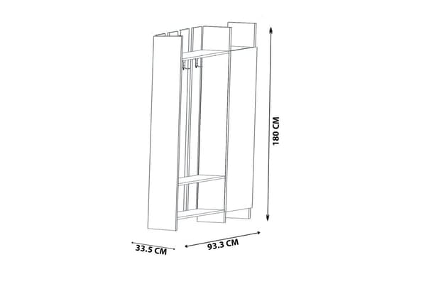 Hall Stand Pro - Atlantic Pine