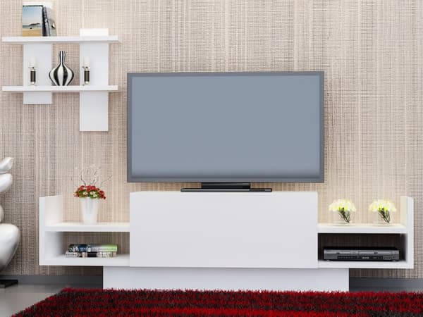 TV-enhet Bahar - Hvit