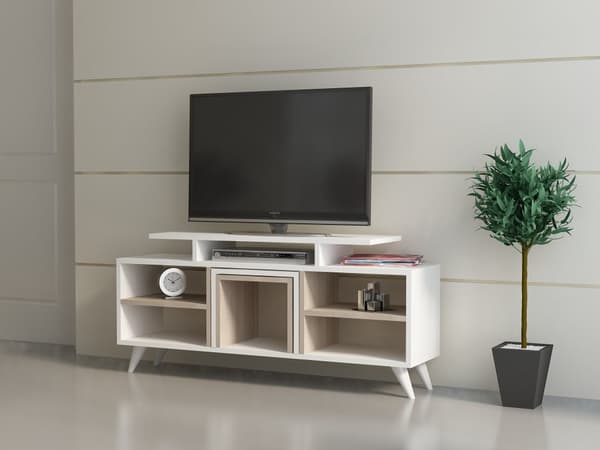 TV-enhet Kutay - Hvit, Cordoba
