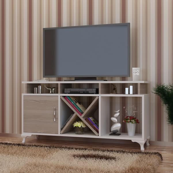 TV-stativ Ay - Hvit, Cordoba