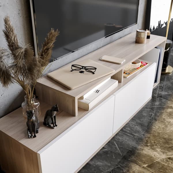 TV-bänk Nexera - Cordoba, Vit