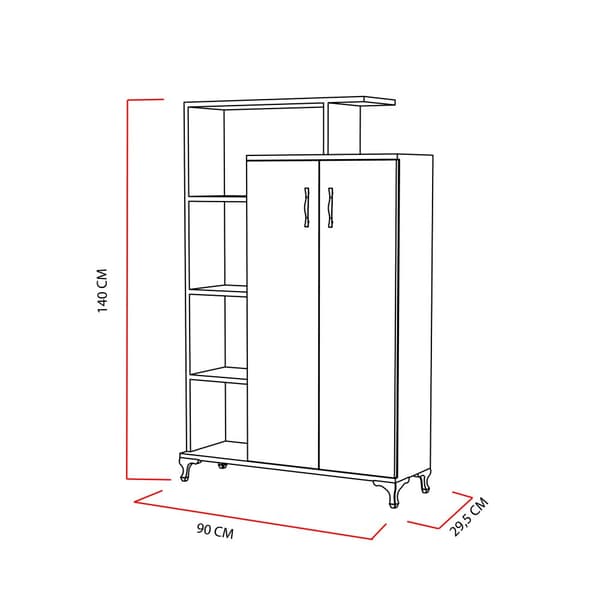 Multi Purpose Cabinet Sanat - Hvit