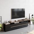 Miniatyrbillede 1 af 7: TV Stand Pia - Sort, Valnød
