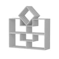 Miniatyrbillede 6 af 9: Boghylde Beled - Hvid