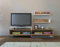 Miniatyrbild 1 av 7: TV-enhet Ayaz - Teak, Vit