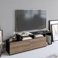 Miniatyrbilde 1 av 5: TV-stativ Nexera - Svart, valnøtt