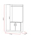 Miniatyrbild 4 av 5: Hall Stativ Naturel - Teak, Vit