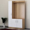 Miniatyrbild 1 av 5: Hall Stativ Naturel - Teak, Vit