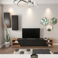 Miniatyrbilde 3 av 9: TV-enhet Zebra - Svart, Teak
