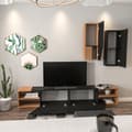 Miniatyrbilde 6 av 9: TV-enhet Zebra - Svart, Teak
