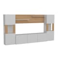 Miniatyrbilde 4 av 8: TV-enhet Lore - Hvit, Teak