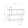 Miniatyrbilde 3 av 3: Vegghylle Parallell - Eik