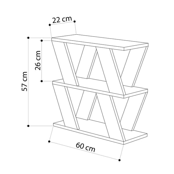Sidebord Lazena - Hvid