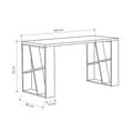Miniatyrbillede 3 af 3: Study Desk Honey - Hvid, Eg