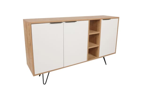 Konsoli Clara Console - tammi, valkoinen