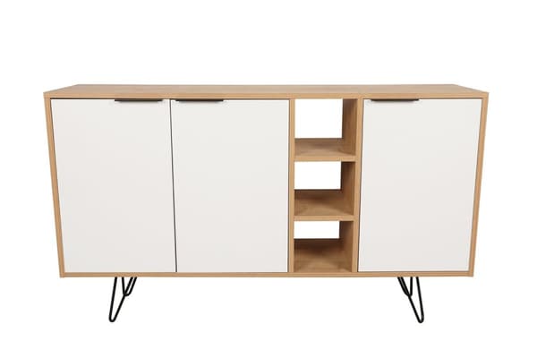 Konsoli Clara Console - tammi, valkoinen