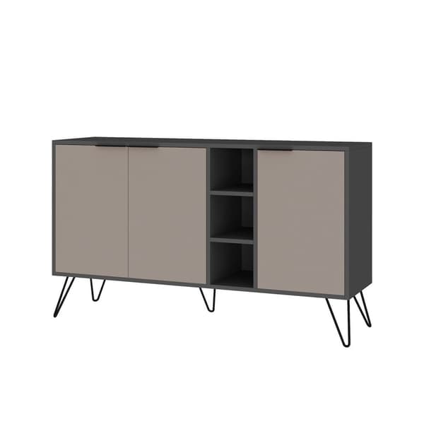 Console Clara Console - Antrasitt, Lett Mokka