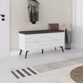 Pikkukuva 3 / 9: Kenkäkaappi Dune Bench - valkoinen