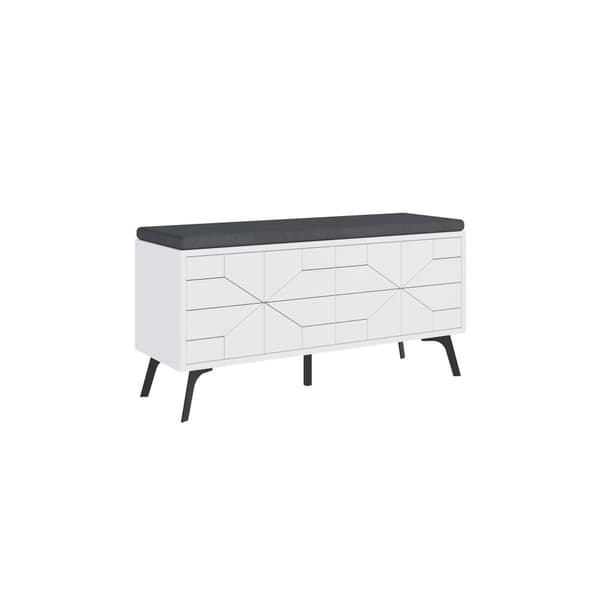 Kenkäkaappi Dune Bench - valkoinen